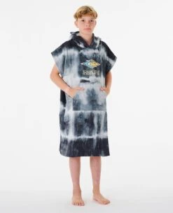 Kid's Printed Hooded Towel -Wavy Trend Wear 003bto 0431 4