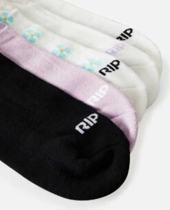 Women's Ankle Sock - 5 Pack -Wavy Trend Wear 005wso 3282 2