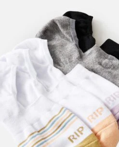 Women's Invisi Sock - 5 Pack -Wavy Trend Wear 006wso 3282 4