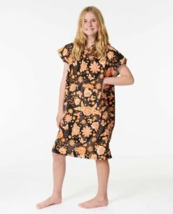 Mixed Hooded Towel - Girls (8-14 Years) -Wavy Trend Wear 00agto 8264 3