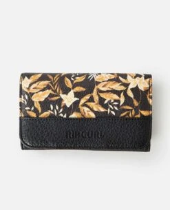 Mixed Floral Mid Sized Wallet