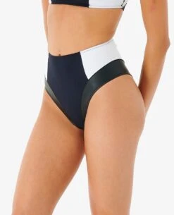 Mirage Ultimate Hi Waist Cheeky Coverage Bikini Bottom -Wavy Trend Wear 01dwsw 1000 2