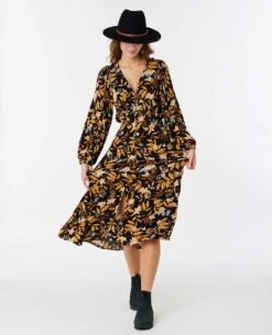 La Isla Long Sleeve Midi Dress -Wavy Trend Wear 03gwdr 0090 4