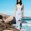 Holiday Tropics Midi Dress -Wavy Trend Wear 03swdr 8962 1