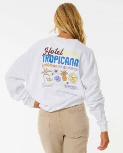 Tropicana Drop Shoulder Crew -Wavy Trend Wear 03twfl 3262 2