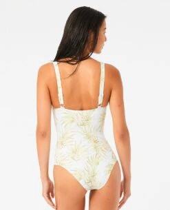 Montego Palm Good Coverage One Piece Swimsuit -Wavy Trend Wear 03ywsw 9436 3