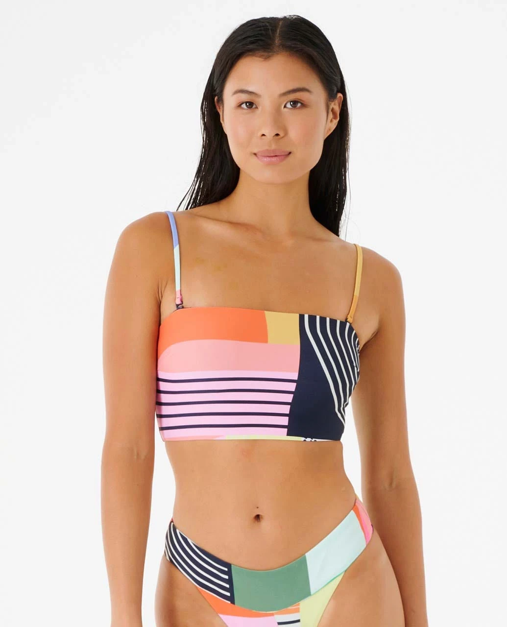 Day Break Long Line Bandeau Bikini Top 3 Day Break Long Line Bandeau Bikini Top