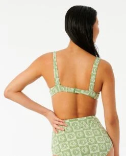 Summer Check Jacquard Crop Bikini Top -Wavy Trend Wear 07twsw 0060 3 1