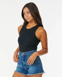 Classic Ribbed Tank Top -Wavy Trend Wear 089wte 0090 2