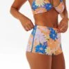 Sunrise Session High Waisted Full Coverage Bikini Bottom -Wavy Trend Wear 09ewsw 0108 1