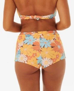 Sunrise Session High Waisted Full Coverage Bikini Bottom -Wavy Trend Wear 09ewsw 8371 2