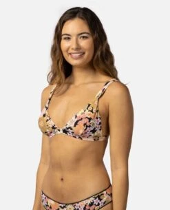 Mystic Floral Fixed Triangle Bikini Top 8 Mystic Floral Fixed Triangle Bikini Top -Wavy Trend Wear 0bwwsw 0090 3