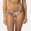 Mystic Floral Cheeky Coverage Hipster Bikini Bottoms -Wavy Trend Wear 0bywsw 0090 1