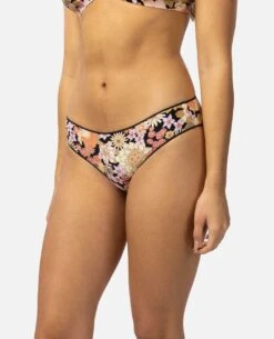 Mystic Floral Cheeky Coverage Hipster Bikini Bottoms -Wavy Trend Wear 0bywsw 0090 3
