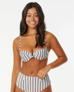 Tropics Stripe Balconette BIkini Top -Wavy Trend Wear 0c3wsw 3282 3