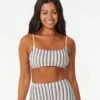 Tropics Stripe Longline Crop Bikini Top -Wavy Trend Wear 0cbwsw 3282 1