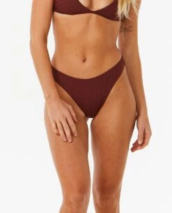 Premium Surf High Leg Skimpy Coverage Bikini Bottoms -Wavy Trend Wear 0dkwsw 0048 1