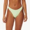 Premium Surf High Leg Skimpy Coverage Bikini Bottoms