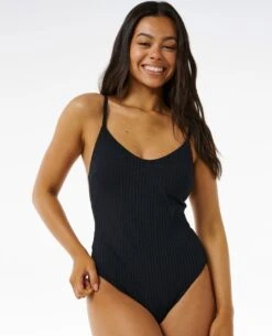 Premium Cheeky Coverage One Piece Swimsuit -Wavy Trend Wear 0fdwsw 0090 1