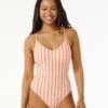Premium Cheeky Coverage One Piece Swimsuit -Wavy Trend Wear 0fdwsw 3815 1