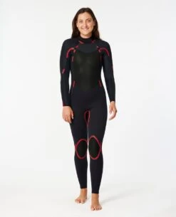Womens Omega 3/2mm Wetsuit Steamer -Wavy Trend Wear 121wfs 0090 4