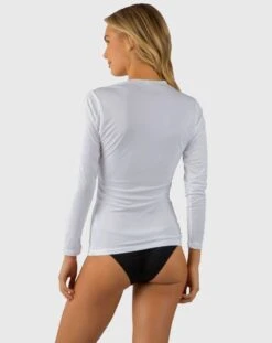 Whitewash Long Sleeve UV Rash Vest -Wavy Trend Wear 12twrv10002 1 1 1