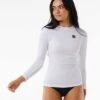 Whitewash Long Sleeve UV Rash Vest -Wavy Trend Wear 12twrv 1000 1
