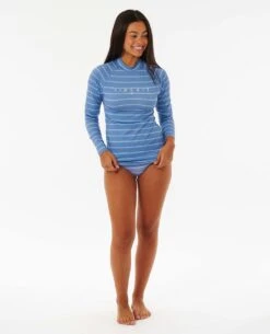 Golden Rays Long Sleeve UV Rash Guard -Wavy Trend Wear 12vwrv 1651 4