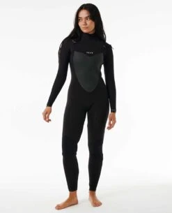 Peak Womens X Dry 3/2mm Chest Zip Wetsuit Steamer -Wavy Trend Wear 130wfs 0090 4