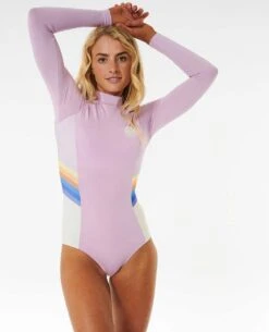 Sunrise Stripe UV Surf Suit