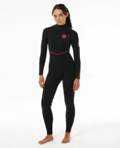 Women's Flashbomb Fusion 3/2mm Zip Free Wetsuit Steamer -Wavy Trend Wear 15awfs 0090 2