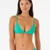 Premium Surf Banded Fixed Tri Bikini Top -Wavy Trend Wear gsilu9 0060 1