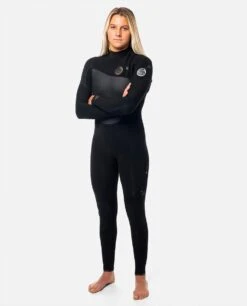 Women's E7 Flashbomb Heat Seeker 4/3 Zip Free Wetsuit -Wavy Trend Wear wst5yw 0090 1