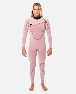 Women's E7 Flashbomb Heat Seeker 4/3 Zip Free Wetsuit -Wavy Trend Wear wst5yw 0090 2